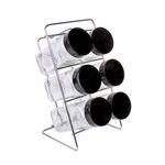 Set de condimentos de vidrio 6 piezas 80 ml