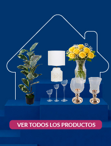 Banner decoración para el hogar con floreros y accesorios decorativos
